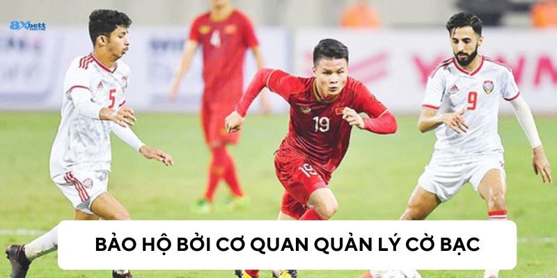 8xBet được bảo hộ bởi cơ quan quản lý cờ bạc nổi tiếng